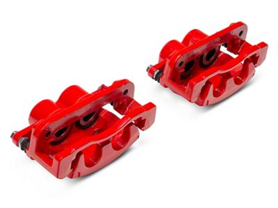 C&L Performance Front Brake Calipers; Red (08-20 Yukon)