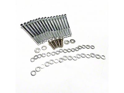 PRW Power Valve Cover Bolt Kit; Chrome (92-00 5.2L, 5.9L Dakota)