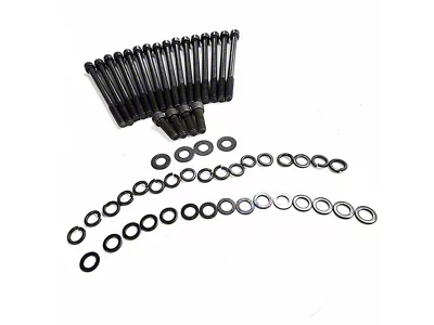 PRW Power Valve Cover Bolt Kit; Black (94-01 V8 RAM 1500)