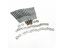 PRW Power Valve Cover Bolt Kit; Chrome (94-01 V8 RAM 1500)