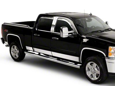 Putco Stainless Steel Rocker Panels; 8-Inch Wide (02-08 RAM 1500)