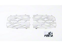 Putco Flaming Inferno Upper Overlay Grilles; Polished (05-07 Dakota)