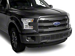 Putco Bar Design Lower Bumper Grille Insert with Heater Plug Opening; Black (15-17 F-150, Excluding Raptor)
