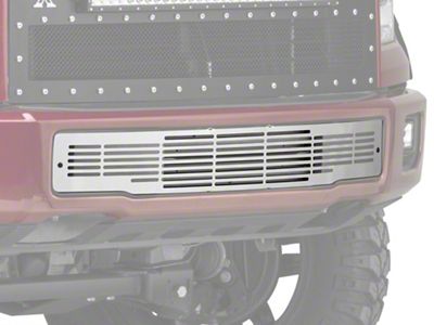 Putco Bar Design Lower Bumper Grille Insert; Stainless Steel (15-17 F-150, Excluding Raptor)