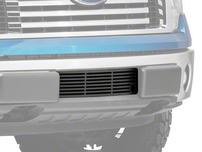 Putco Bar Design Lower Bumper Grille Insert with Heater Plug Opening; Black (09-14 F-150, Excluding Raptor, Harley Davidson & 2011 Limited)