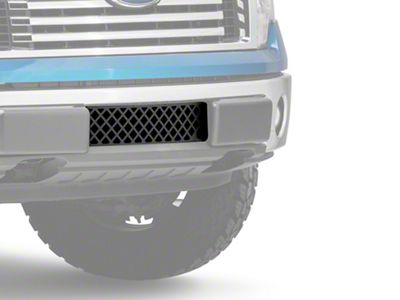 Putco Diamond Design Lower Bumper Grille Insert with Heater Plug Opening; Black (09-14 F-150, Excluding Raptor, Harley Davidson & 2011 Limited)