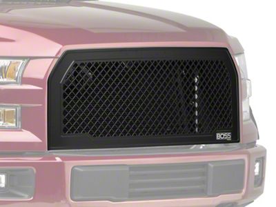 Putco Boss Upper Replacement Grille; Black (15-17 F-150, Excluding Raptor)