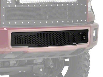 Putco Punch Design Lower Bumper Grille Insert; Black (15-17 F-150)