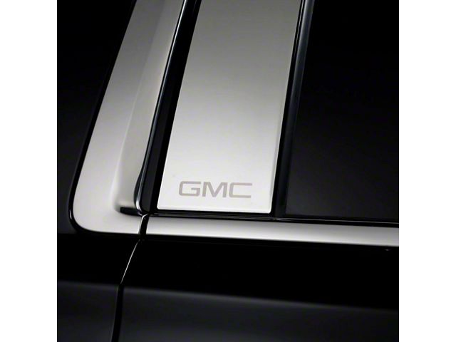 Putco Stainless Steel Pillar Posts with GMC Logo (15-22 Canyon Extended Cab)