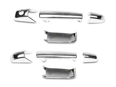 Putco Chrome Door Handle Covers without Passenger Keyhole (07-13 Sierra 1500)