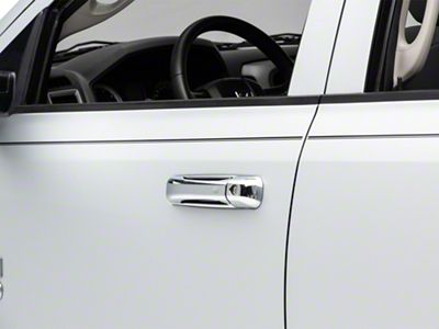 Putco Door Handle Covers without Passenger Keyhole; Chrome (09-18 RAM 1500 Quad Cab, Crew Cab)