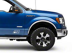 Putco Stainless Steel Fender Trim; Polished (04-14 F-150 w/o Fender Flares)