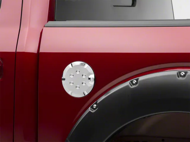 Putco Fuel Tank Door Cover; Chrome (15-20 F-150, Excluding Diesel)