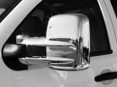 Putco Mirror Covers; Chrome (07-15 Silverado 1500 w/ Towing Mirrors)