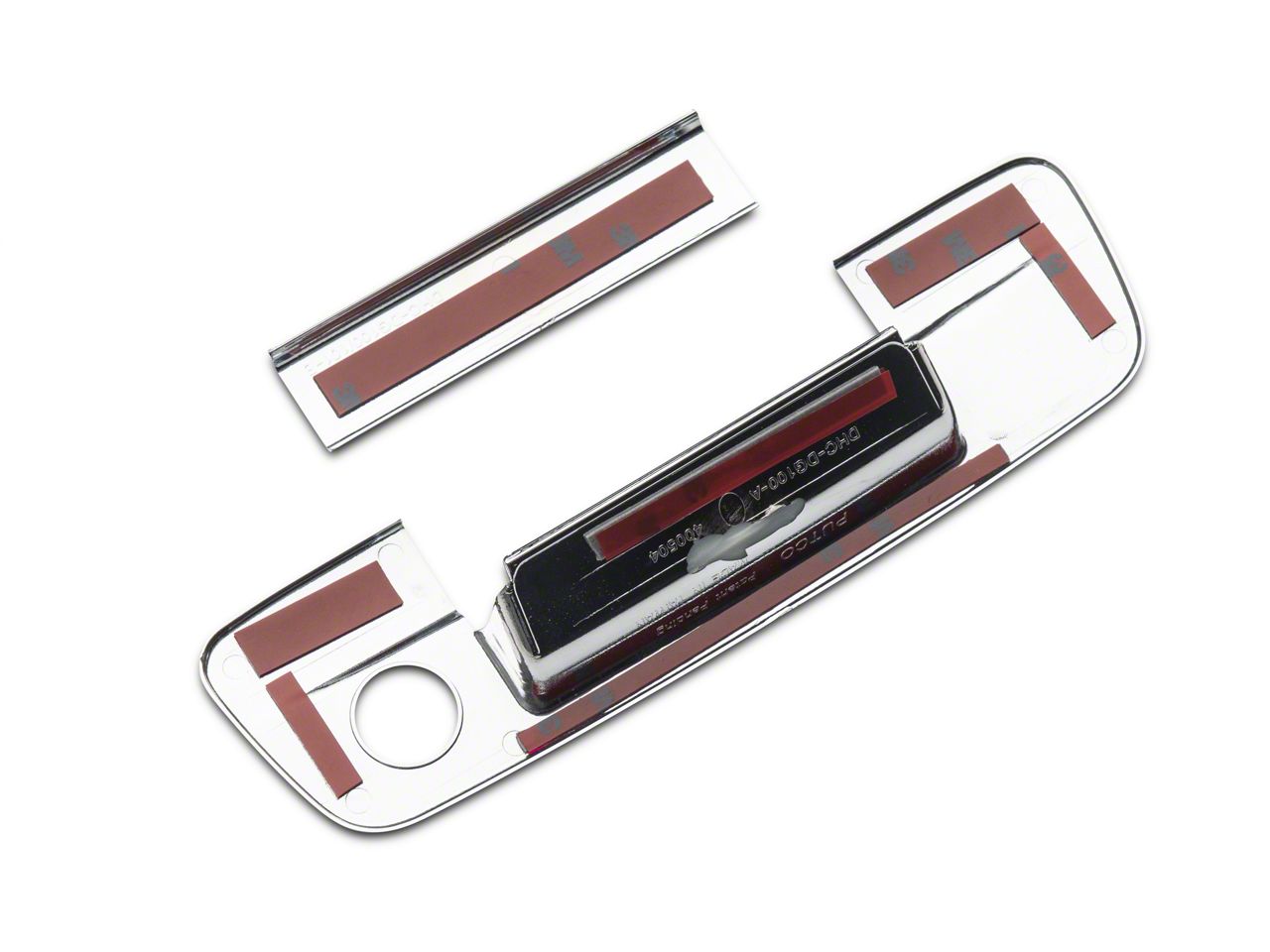 Putco RAM 1500 Tailgate Handle Cover; Chrome R101077 (09-18 RAM