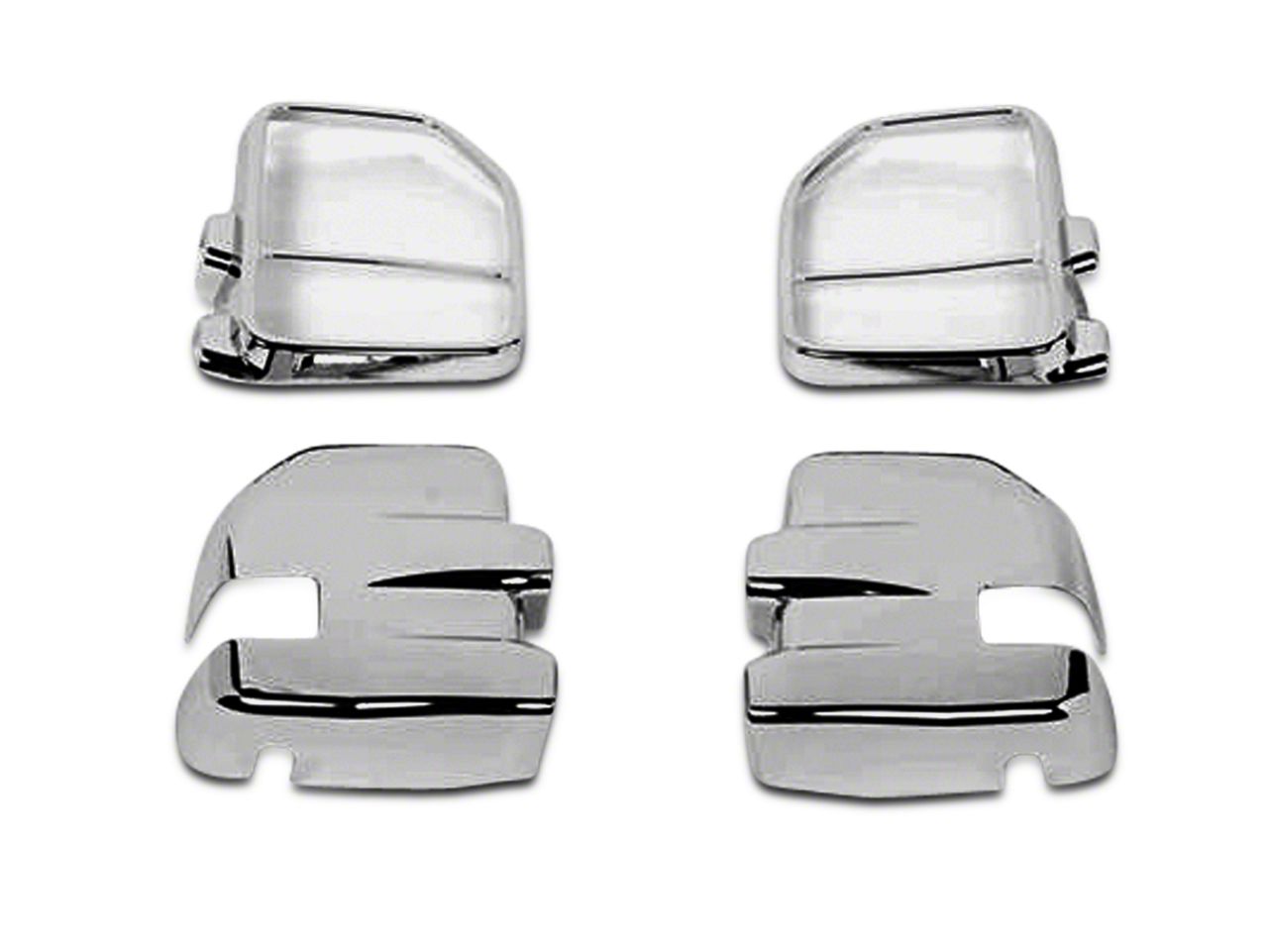 Putco F-150 Towing Mirror Covers; Chrome 401160 (15-17 F-150) - Free  Shipping