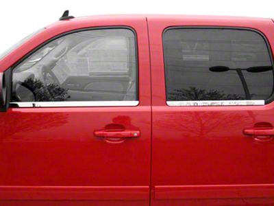 Putco Stainless Steel Window Trim (07-13 Sierra 1500 Extended Cab, Crew Cab)