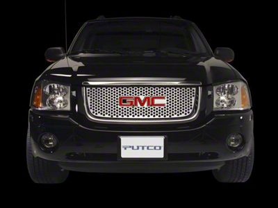 Putco Designer FX Honeycomb Upper Overlay Grilles; Polished (07-13 Silverado 1500)