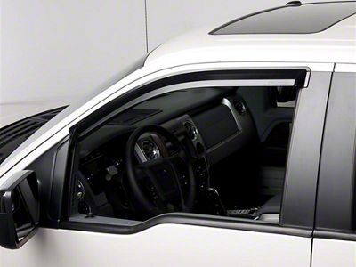 Putco Element Tinted Window Visors; Front (09-14 F-150 SuperCab, SuperCrew)