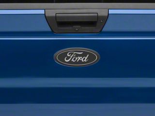 OEM Ford 9.5" Rear Tailgate Emblem – Blue & Chrome, 2015-2025 F-150 F-250 F-350 F-450 F-550 (FL34-402A16-AC)