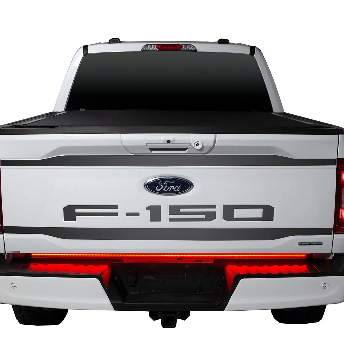 Putco Blade LED Tailgate Light Bar; 60-Inch; Red/White (21-24 F-150 w/ Factory LED Tail Lights & Tow Technology Package)