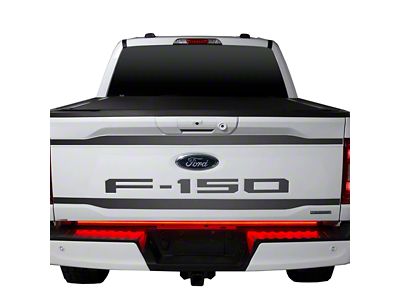 Putco Blade LED Tailgate Light Bar; 60-Inch; Red/White (21-24 F-150 w/ Factory LED Tail Lights & Tow Technology Package)