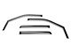 Putco Element Matte Black Window Visors; Front and Rear (21-24 F-150 SuperCrew)