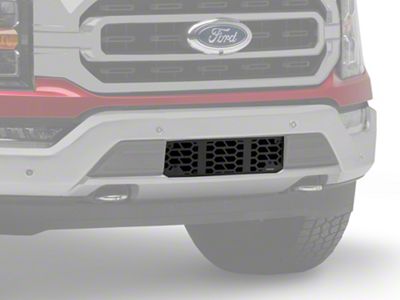 Putco Hex Shield Lower Bumper Grille Insert; Black (21-23 F-150, Excluding Raptor)