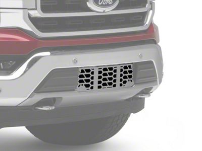 Putco Hex Shield Lower Bumper Grille Insert; Polished (21-23 F-150, Excluding Raptor)