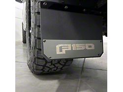 Putco Hex Mud Skins with F-150 Logo; High-Density Polyethylene; Front (15-25 F-150)