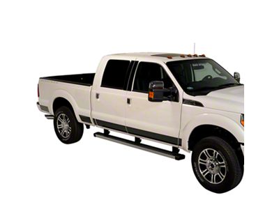 Putco Black Platinum Rocker Panels (23-24 F-250 Super Duty SuperCrew w/ 6-3/4-Foot Bed)