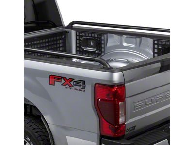 Putco Black SSR Locker Side Bed Rails (17-24 F-250 Super Duty)