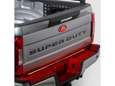 Putco Tailgate Letter Emblems; Black Platinum (23-24 F-250 Super Duty)