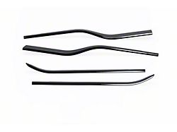 Putco Window Trim; Black (17-22 F-350 Super Duty SuperCrew)