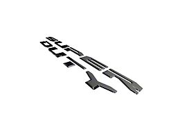 Putco Black Platinum Tailgate Insert Letters (20-22 F-350 Super Duty)
