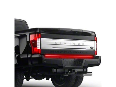 Putco Blade LED Tailgate Light Bar; 48-Inch; Red/White (23-25 F-350 Super Duty w/ Factory Halogen Tail Lights)