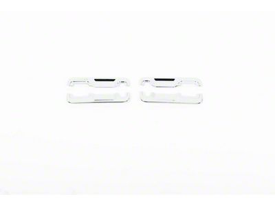 Putco Door Handle Covers; Chrome (17-22 F-350 Super Duty Regular Cab, SuperCab)