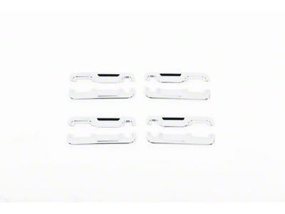 Putco Door Handle Covers; Chrome (17-22 F-350 Super Duty SuperCrew)