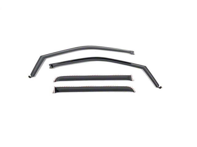 Putco Element Tinted Window Visors; Front and Rear (17-22 F-350 Super Duty SuperCrew)