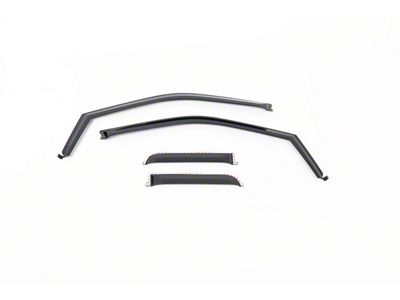 Putco Element Tinted Window Visors; Front and Rear (17-22 F-350 Super Duty SuperCab)