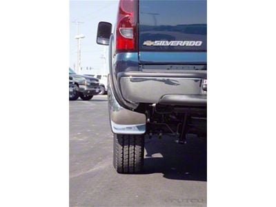Putco Form Fitted Mud Skins; Rear (03-06 Silverado 1500 w/ OEM Fender Flares)
