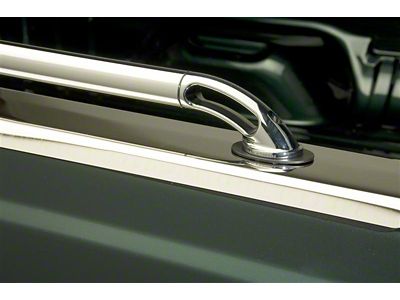 Putco Locker Side Bed Rails; Stainless Steel (97-03 F-150 Styleside)