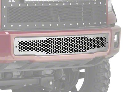 Putco Punch Design Lower Bumper Grille Insert; Stainless Steel (15-17 F-150, Excluding Raptor)