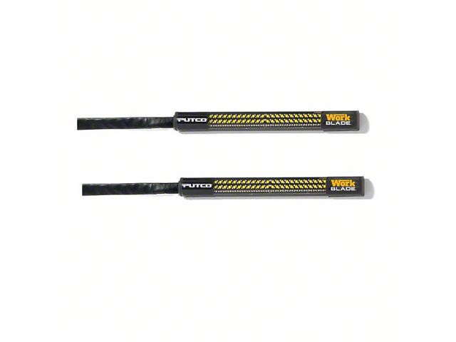 Putco 6-Inch Work Blade LED Lights; Amber and White Strobe (Universal; Some Adaptation May Be Required)