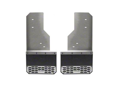 Putco Solid Mud Skins; Brushed; Front or Rear (10-24 RAM 2500)