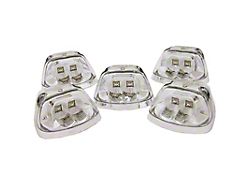 Putco Amber LED Roof Running Lights; Clear (94-98 RAM 3500)
