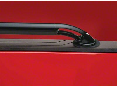 Putco Locker Side Bed Rails; Black (20-24 RAM 3500 w/ 6.4-Foot Box & w/o RAM Box)