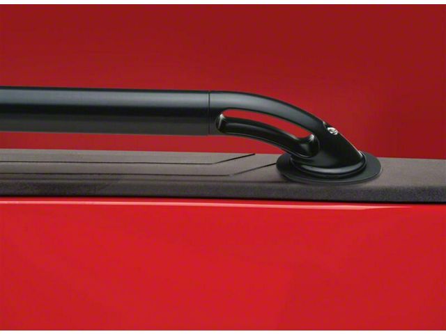 Putco Locker Side Bed Rails; Black (20-24 RAM 3500 w/ 6.4-Foot Box & w/o RAM Box)