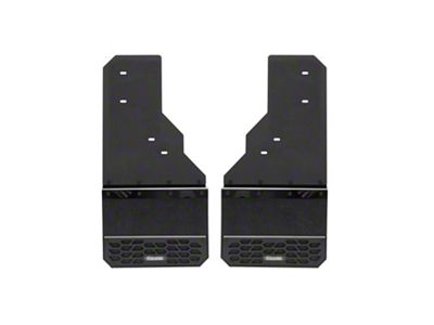 Putco Solid Mud Skins; High-Density Polyethylene; Rear (19-24 RAM 3500 DRW)