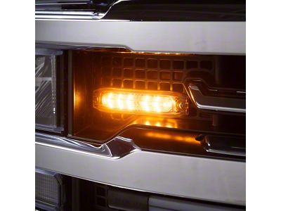 Putco Stinger LED Lighthead; Amber, White and Blue Strobe (Universal; Some Adaptation May Be Required)